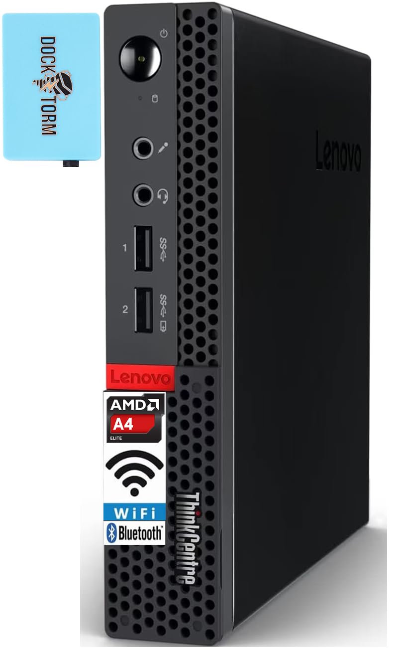 Amazon.com: Lenovo ThinkCentre M625 Mini Desktop PC Black (AMD A4